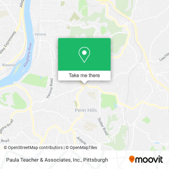 Paula Teacher & Associates, Inc. map