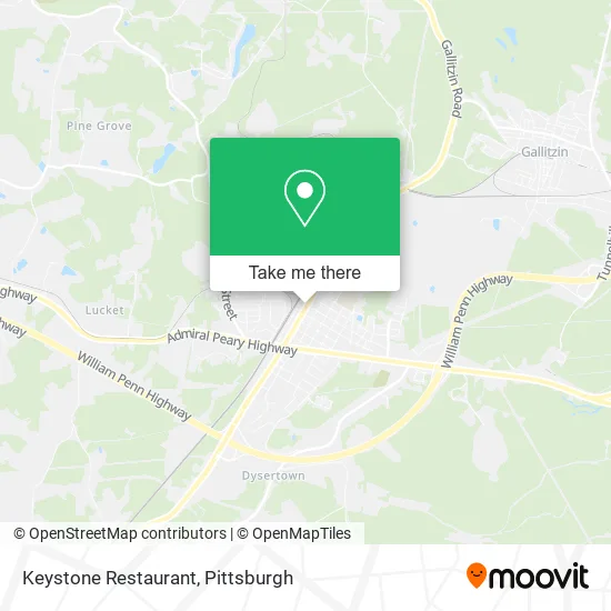 Keystone Restaurant map