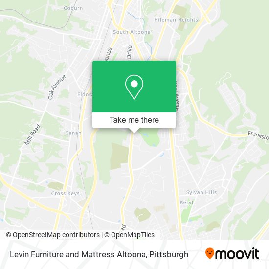 Mapa de Levin Furniture and Mattress Altoona