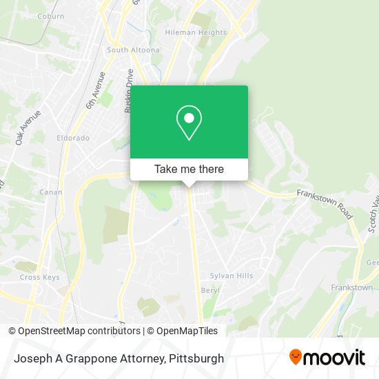 Joseph A Grappone Attorney map