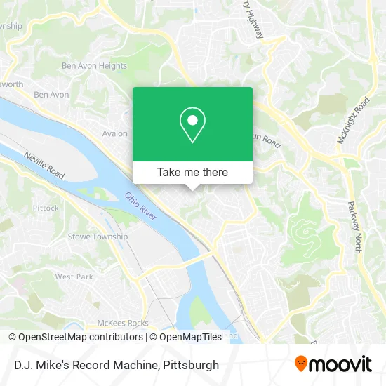 D.J. Mike's Record Machine map