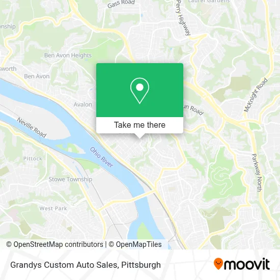 Grandys Custom Auto Sales map