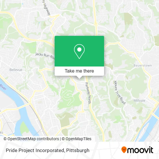 Pride Project Incorporated map