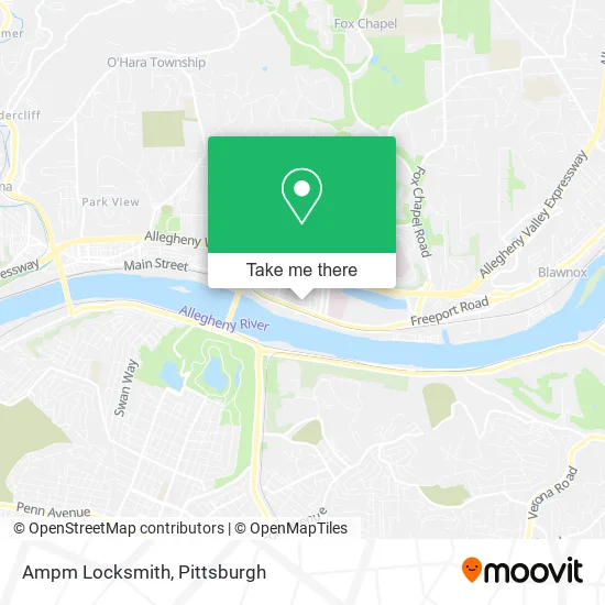 Ampm Locksmith map