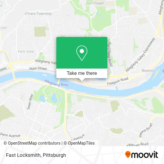 Fast Locksmith map