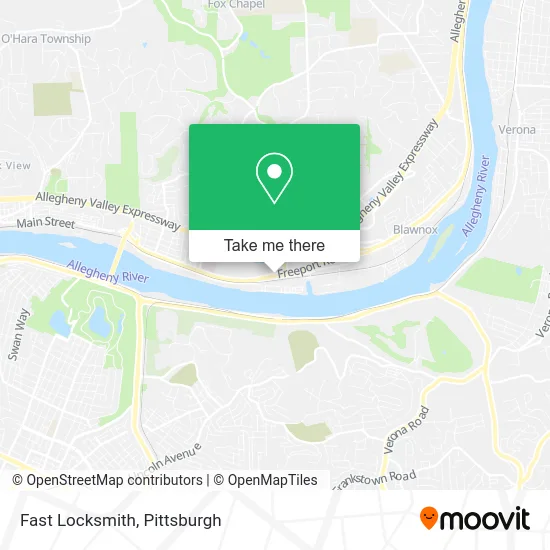 Fast Locksmith map