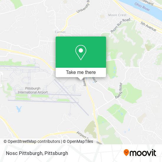 Nosc Pittsburgh map