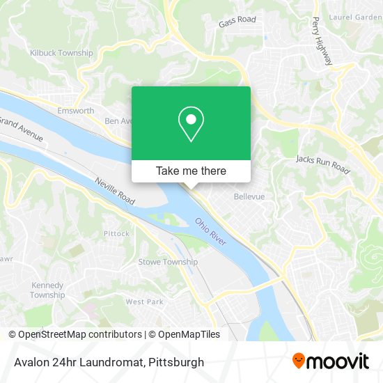 Mapa de Avalon 24hr Laundromat