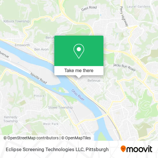 Eclipse Screening Technologies LLC map