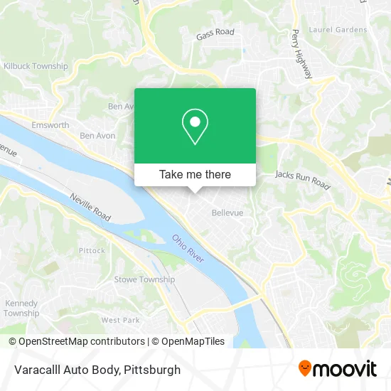Varacalll Auto Body map