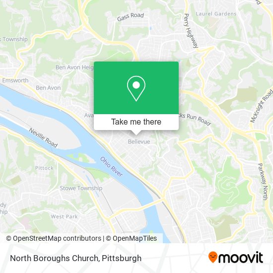 Mapa de North Boroughs Church