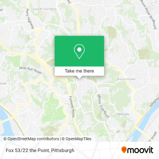 Fox 53/22 the Point map