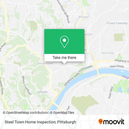 Mapa de Steel Town Home Inspection