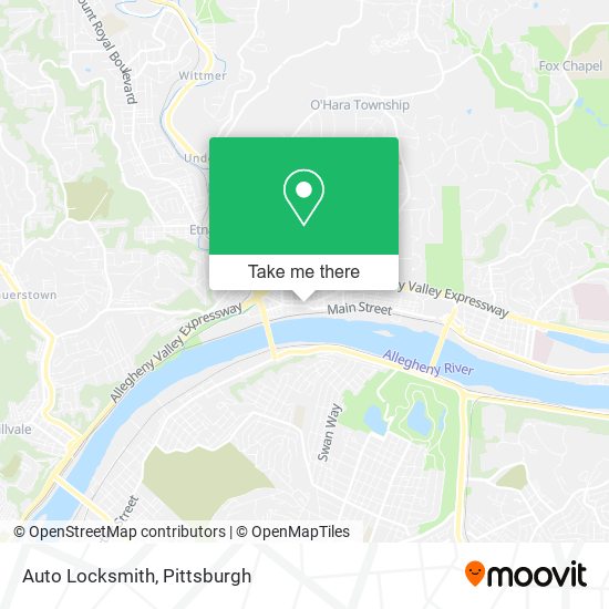 Auto Locksmith map