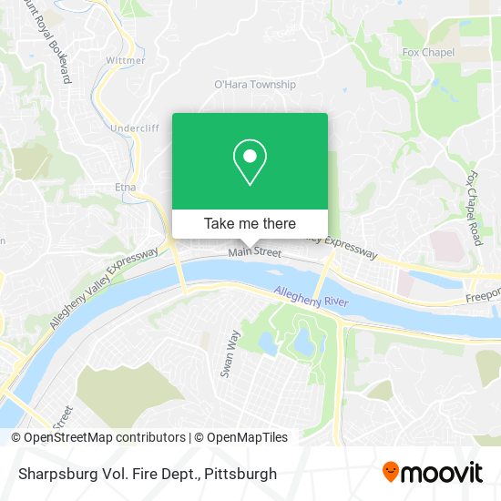 Sharpsburg Vol. Fire Dept. map