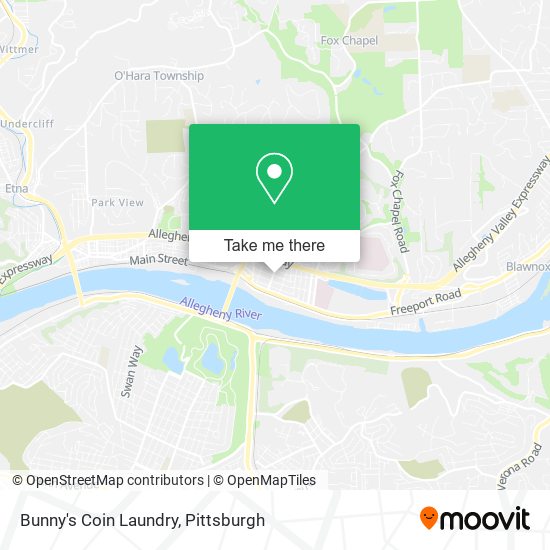 Mapa de Bunny's Coin Laundry