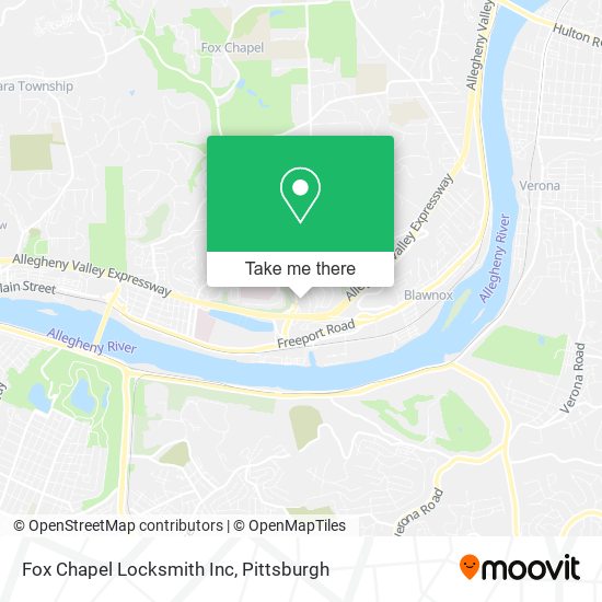 Fox Chapel Locksmith Inc map