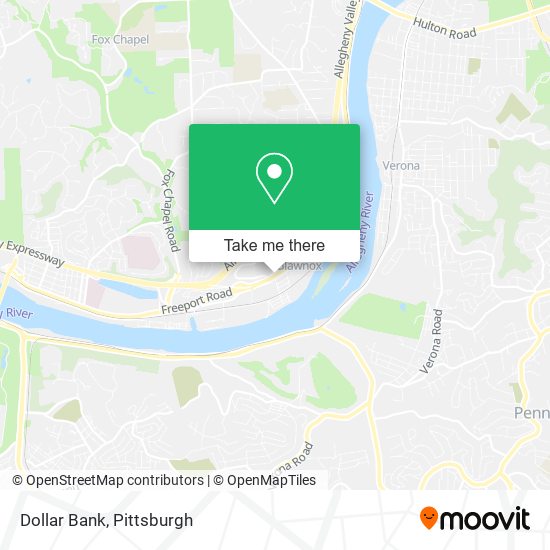 Mapa de Dollar Bank