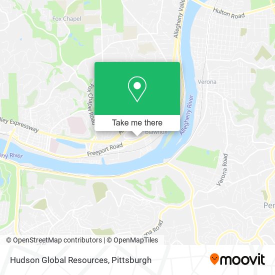 Mapa de Hudson Global Resources