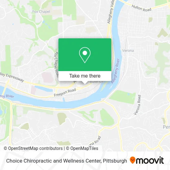 Choice Chiropractic and Wellness Center map