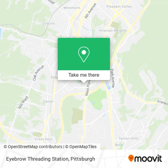 Eyebrow Threading Station map