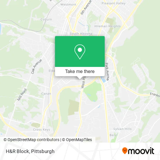 H&R Block map