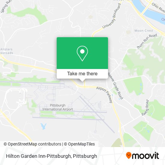 Mapa de Hilton Garden Inn-Pittsburgh