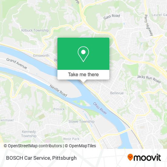 Mapa de BOSCH Car Service