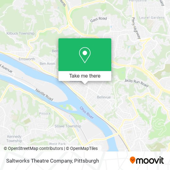 Mapa de Saltworks Theatre Company