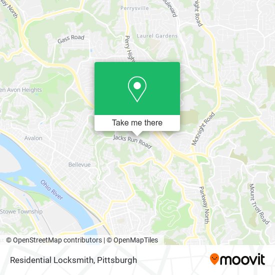 Residential Locksmith map