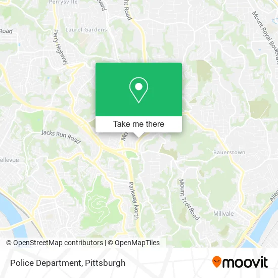 Police Department map