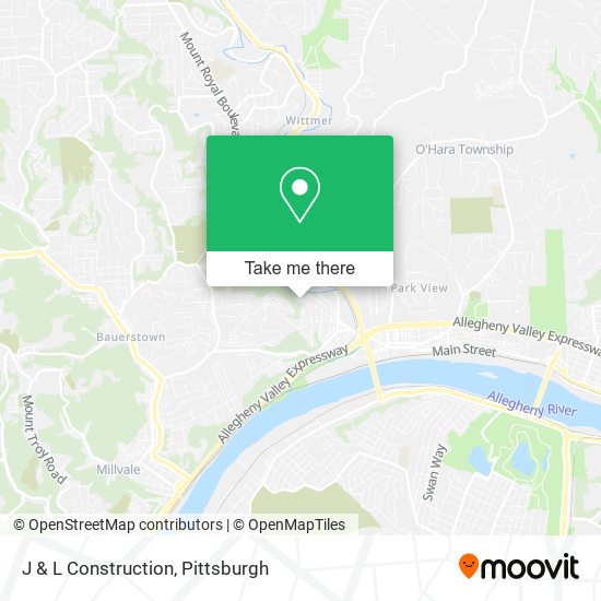 J & L Construction map