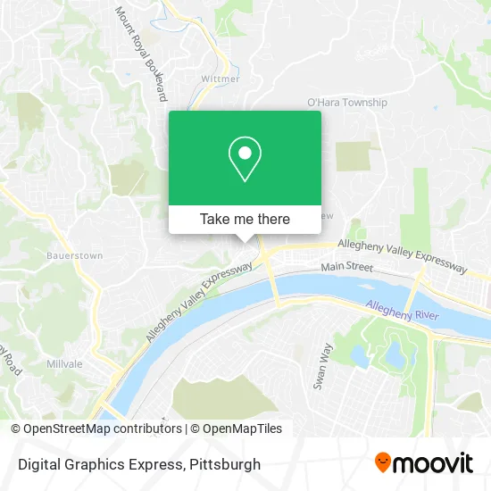 Digital Graphics Express map