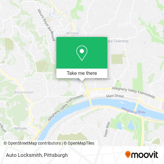 Auto Locksmith map