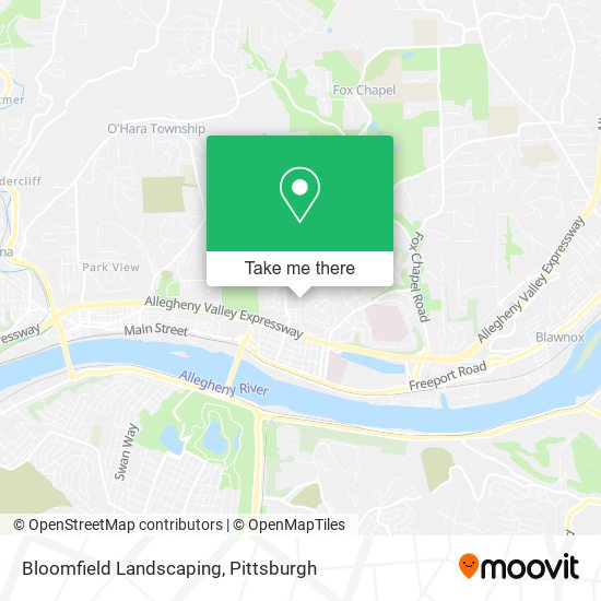 Bloomfield Landscaping map