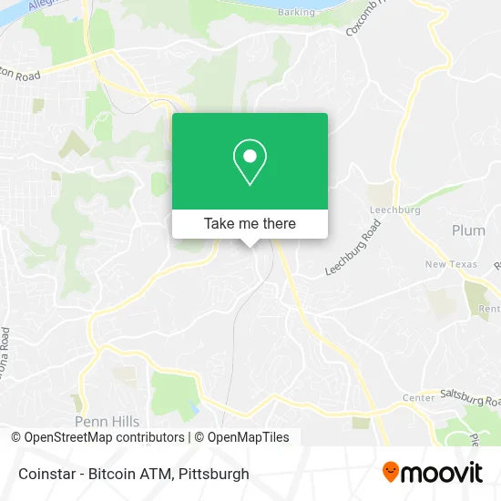 Coinstar - Bitcoin ATM map
