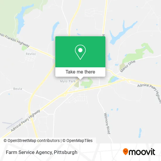 Farm Service Agency map