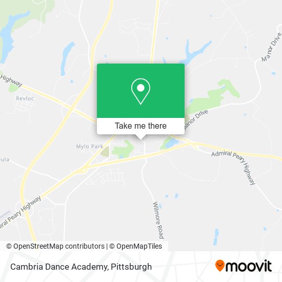 Cambria Dance Academy map