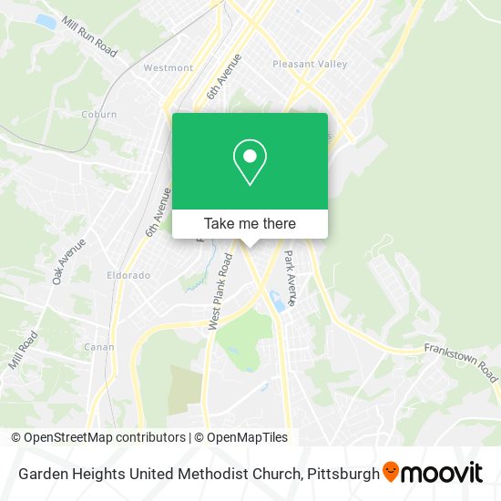 Mapa de Garden Heights United Methodist Church