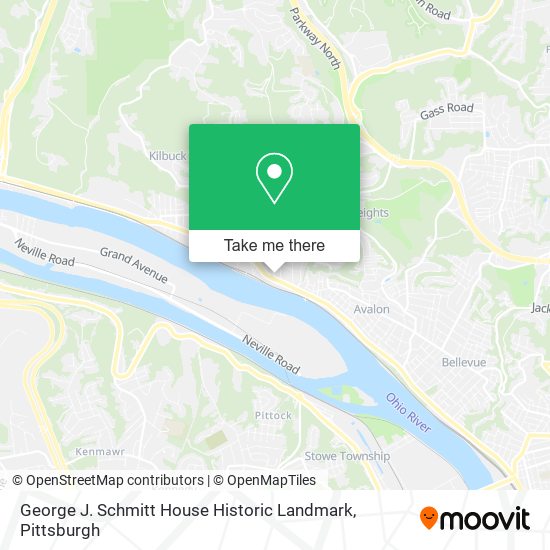 George J. Schmitt House Historic Landmark map