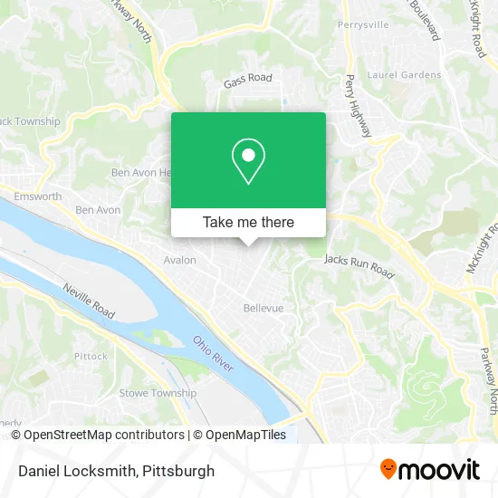 Daniel Locksmith map