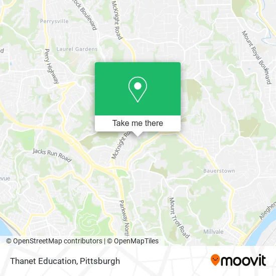 Thanet Education map
