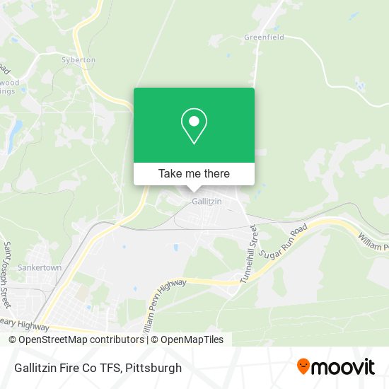 Gallitzin Fire Co TFS map