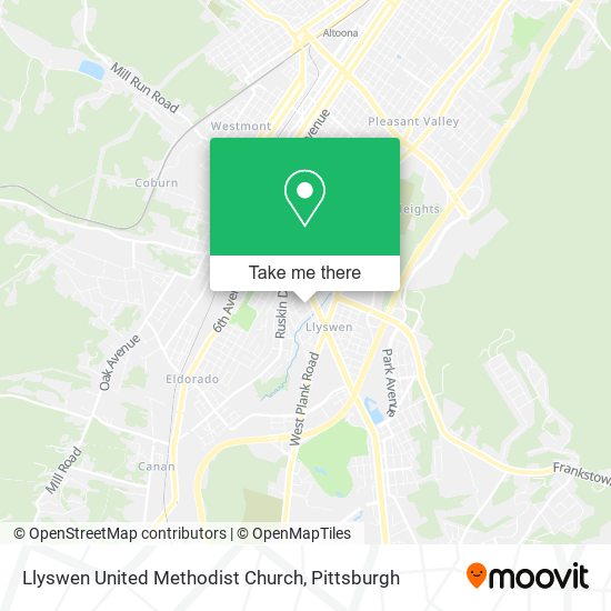 Llyswen United Methodist Church map