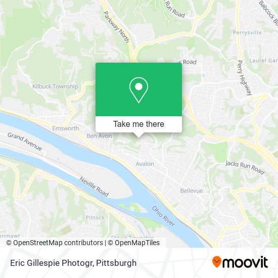 Eric Gillespie Photogr map