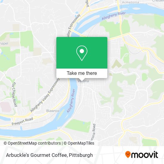 Arbuckle's Gourmet Coffee map
