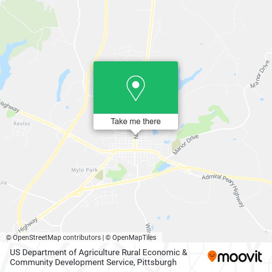 US Department of Agriculture Rural Economic & Community Development Service map