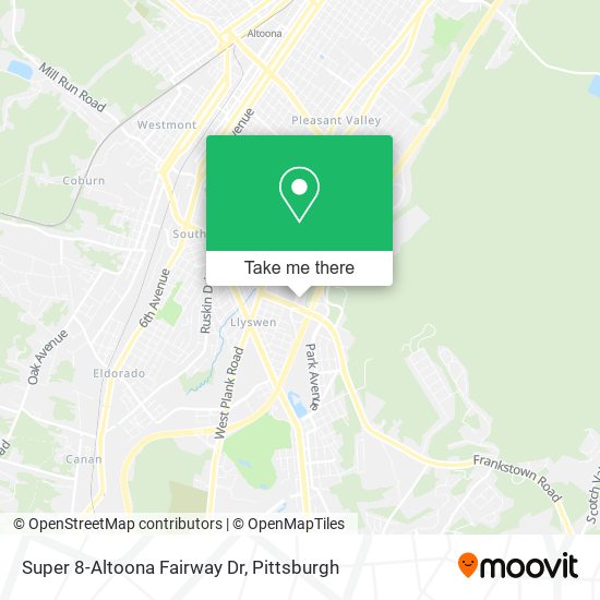 Mapa de Super 8-Altoona Fairway Dr