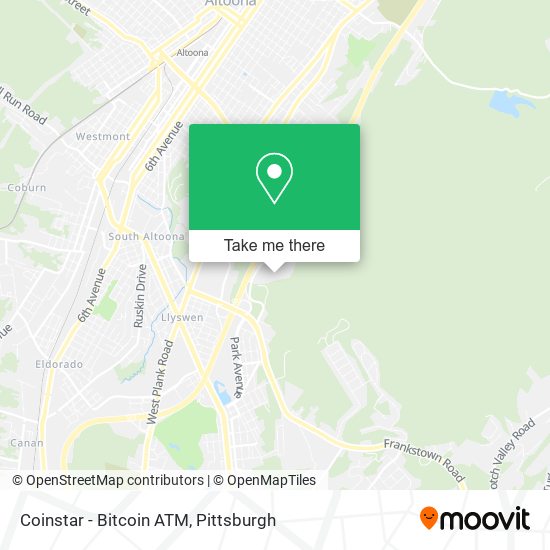 Coinstar - Bitcoin ATM map