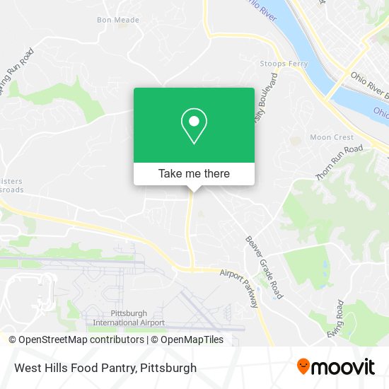 Mapa de West Hills Food Pantry